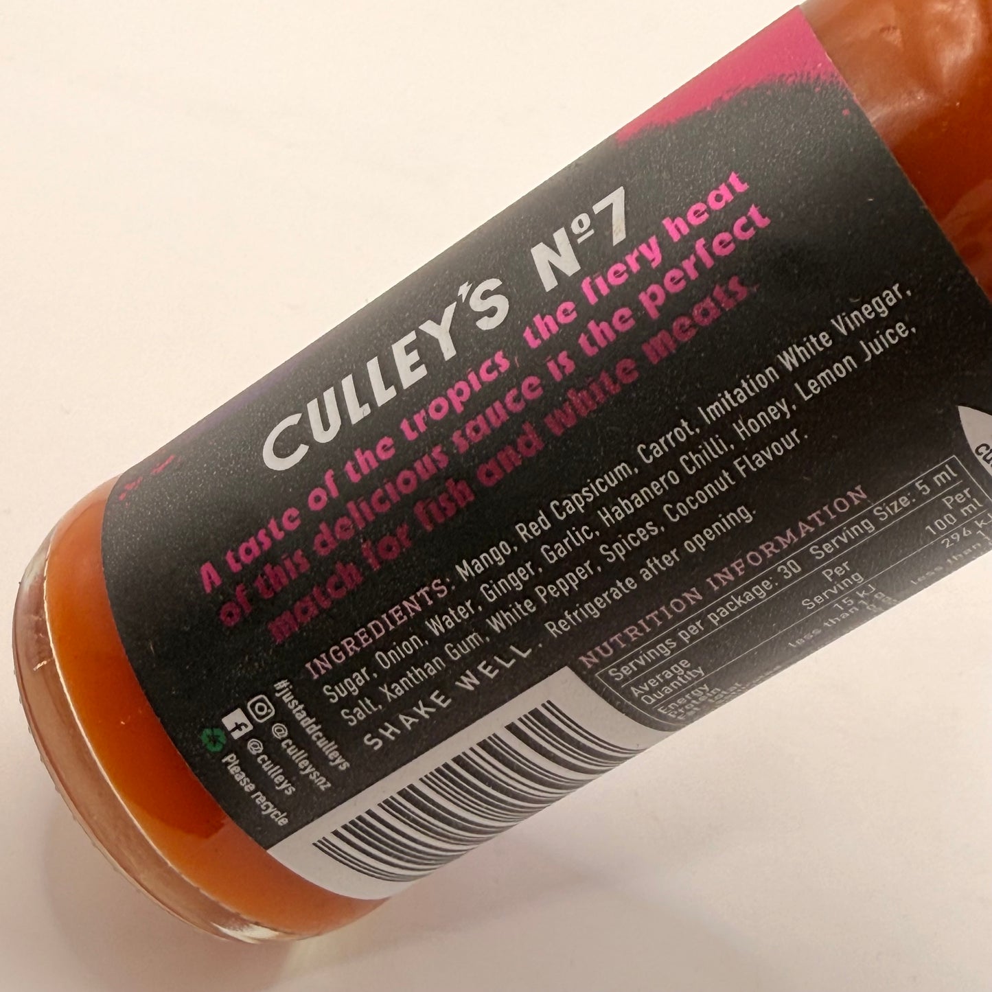 Culley's Caribbean Tropical #7 Hot Sauce 150ml