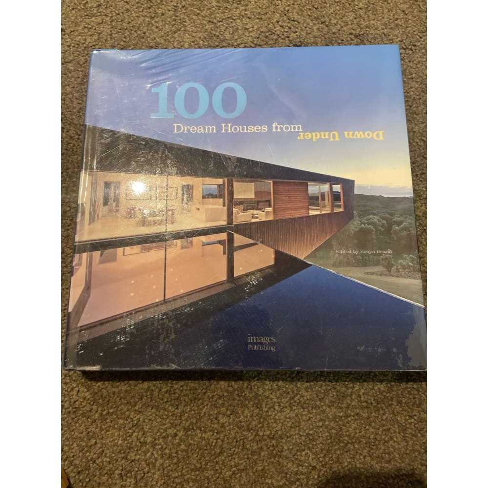 100 dream houses from down under - print books architecture - book - non fiction book - non-fiction printed media