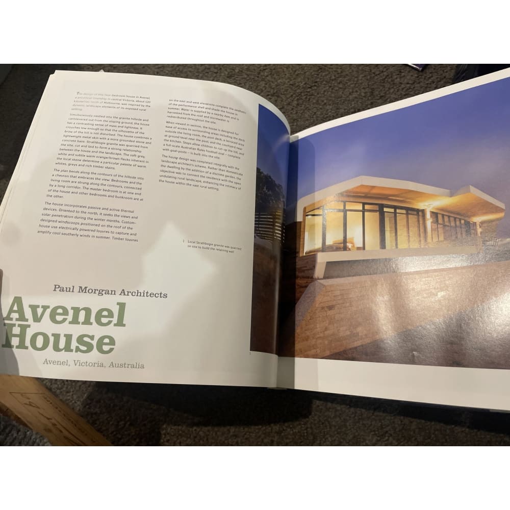 100 dream houses from down under - print books architecture - book - non fiction book - non-fiction printed media