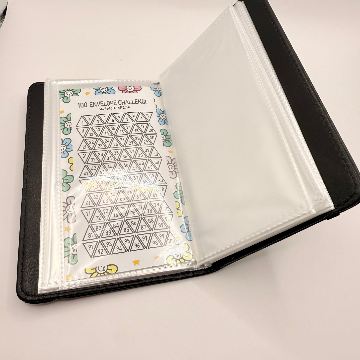 100 envelope savings challenge book - organizers original photo - what’s new stationery