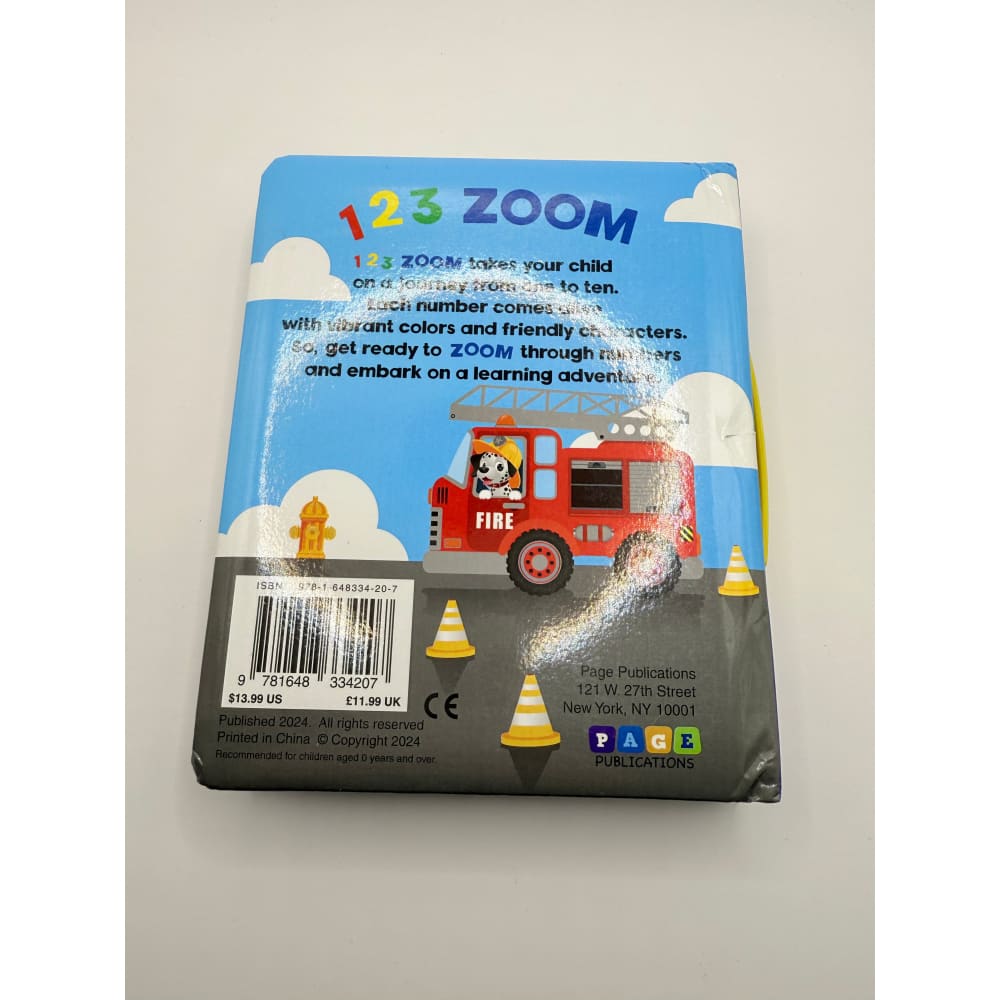 123 zoom (board book with handles) - alphabet books printed media