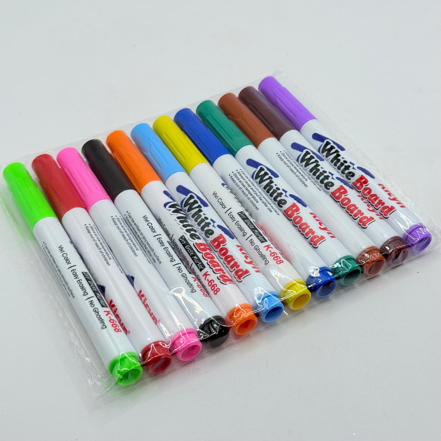 12 Pcs Whiteboard Marker Set