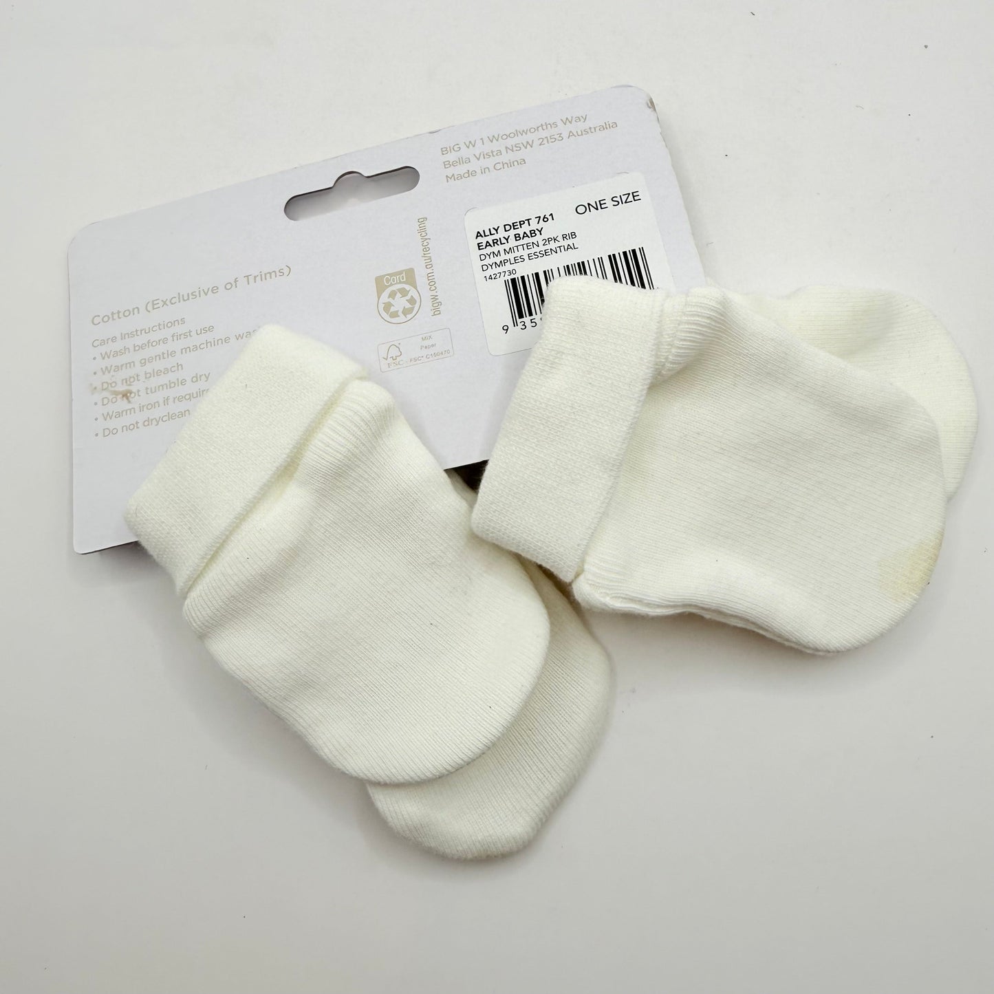 2-pack dymples baby mittens - newborn (one size) - baby & toddler gloves & mittens baby clothing