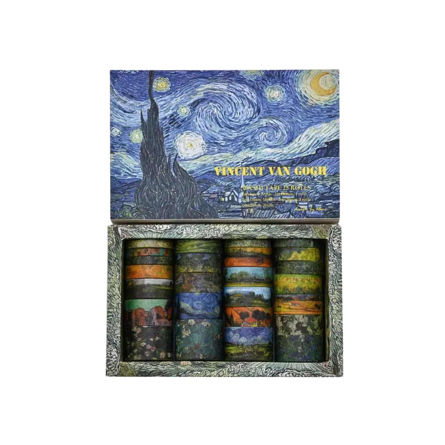 20 Roll Van Goh Inspired Washi Tape