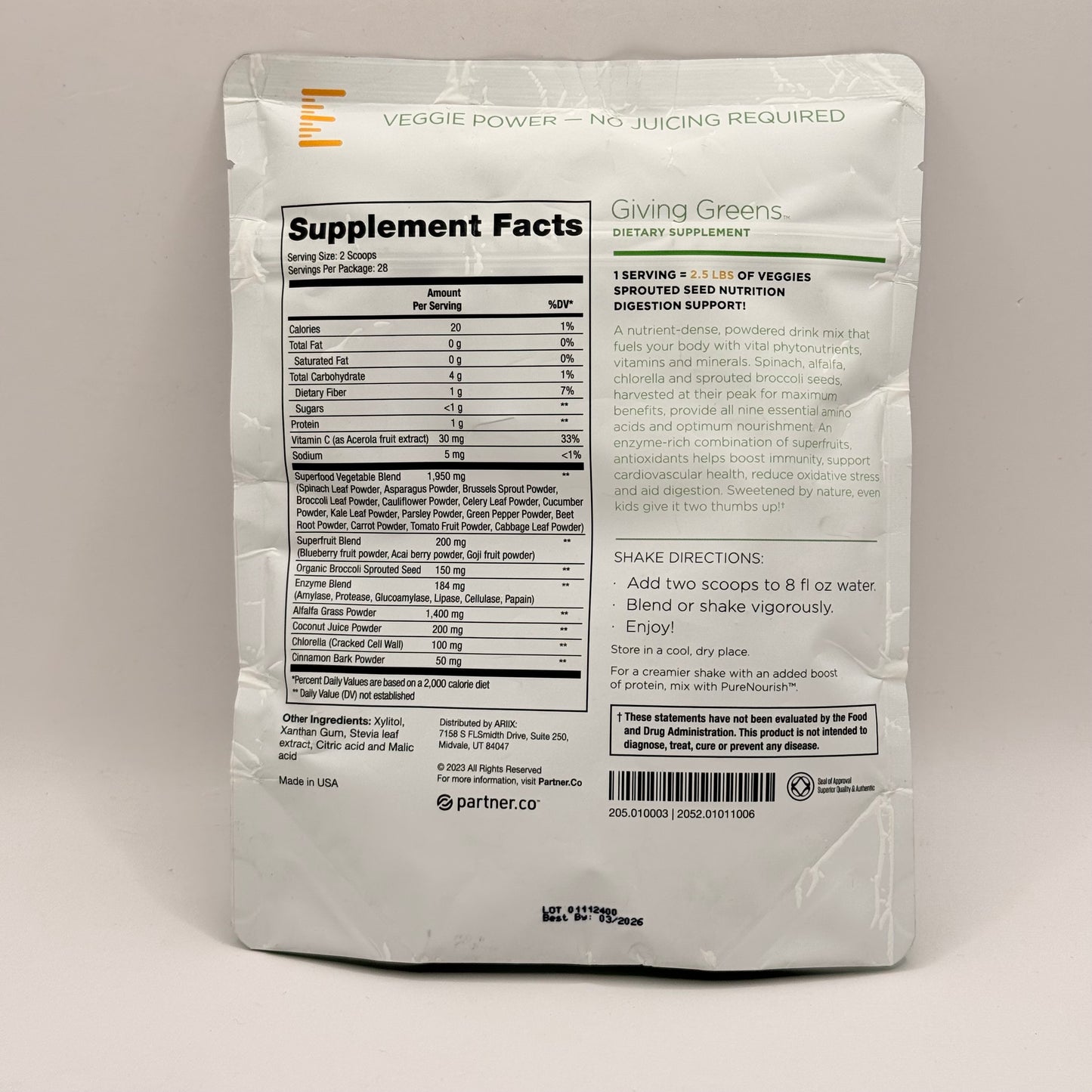 Slenderiiz giving greens - herbal supplements food & beverage health and wellness