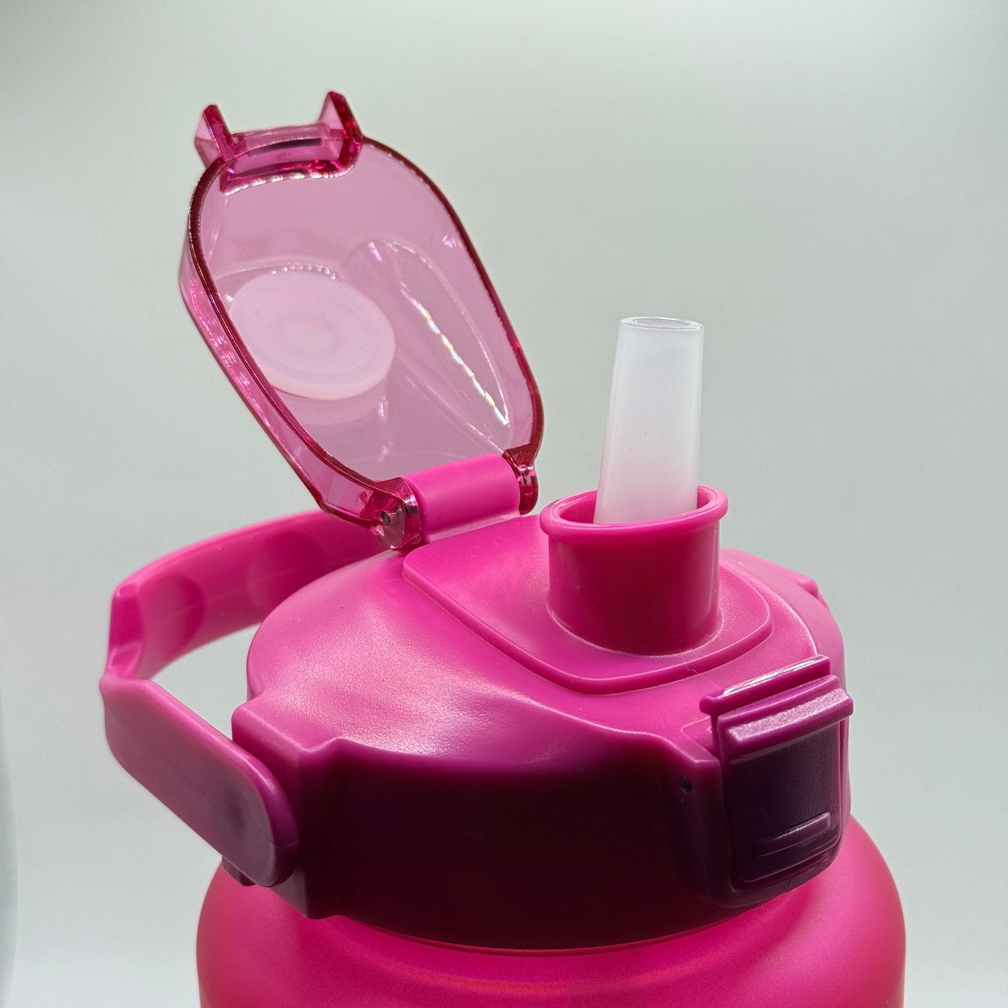2L Motivational Water Bottle with Timestamps & Straw