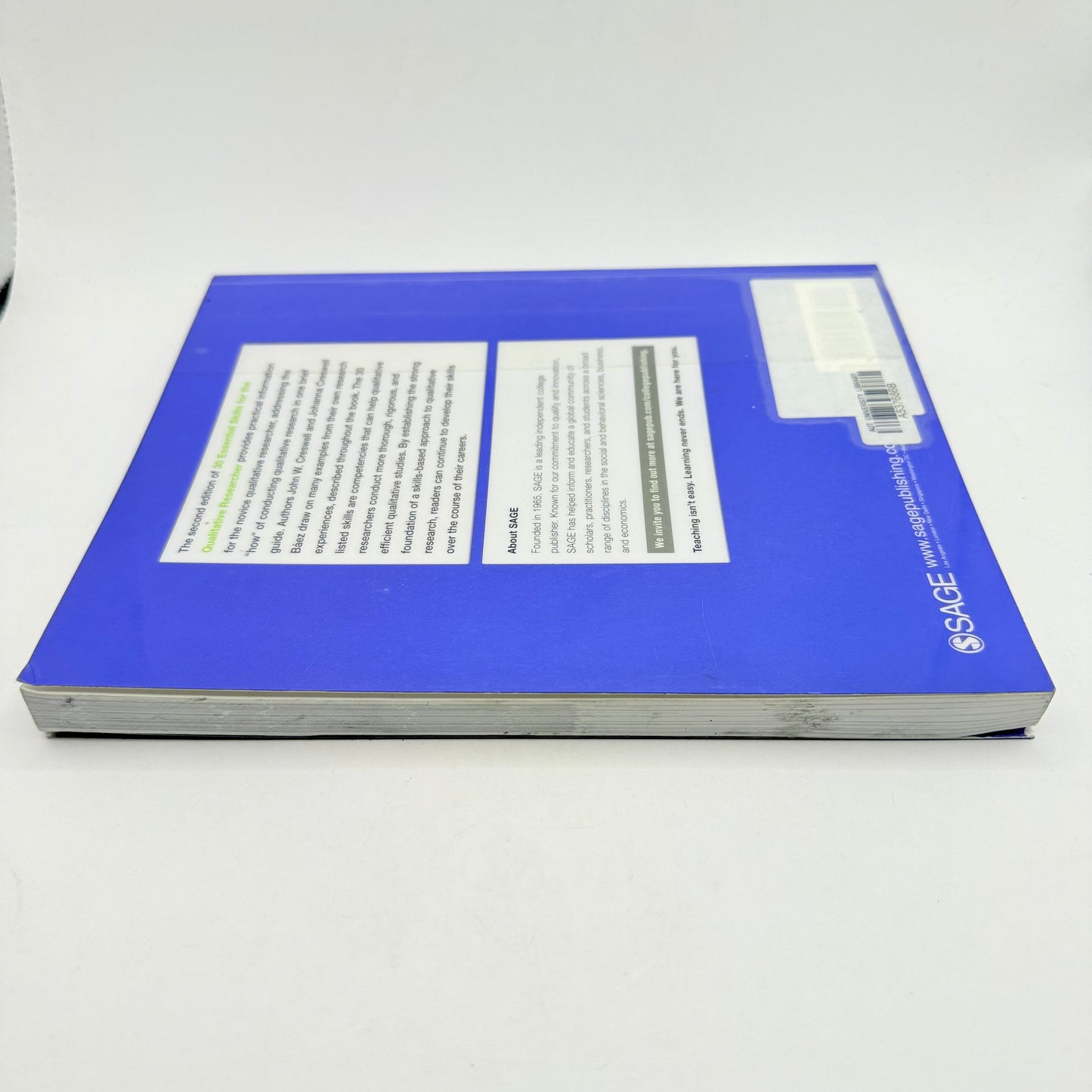 30 essential skills for the qualitative researcher - print books