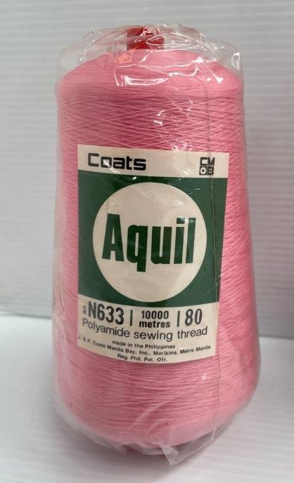 Coats Aquil Polyamide Sewing Thread Cone – Pink (10,000m)