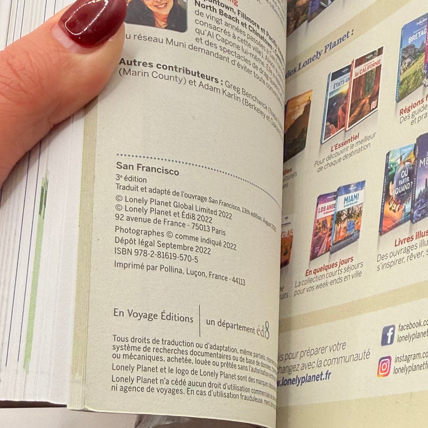 Travel guide - San Francisco Lonely Planet (French)