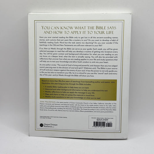 52 Weeks Through the Bible by John MacArthur