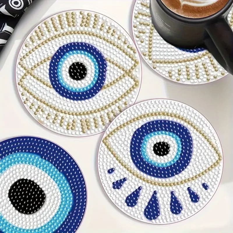 Eye coaster diamond kit - mosaic kits crafts
