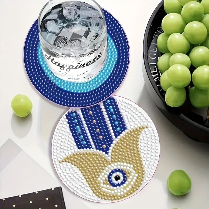 Eye coaster diamond kit - mosaic kits crafts