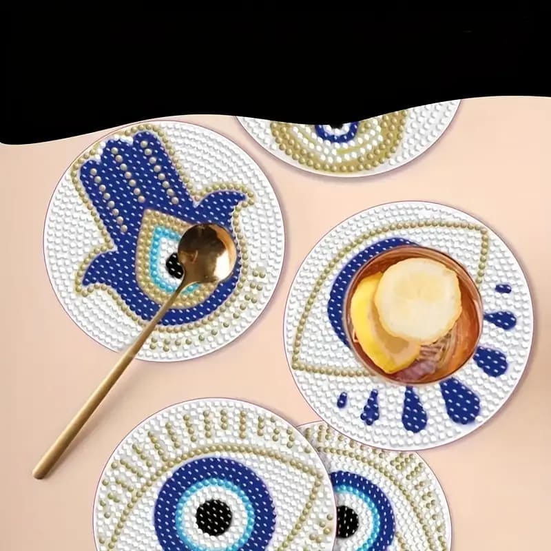 Eye coaster diamond kit - mosaic kits crafts