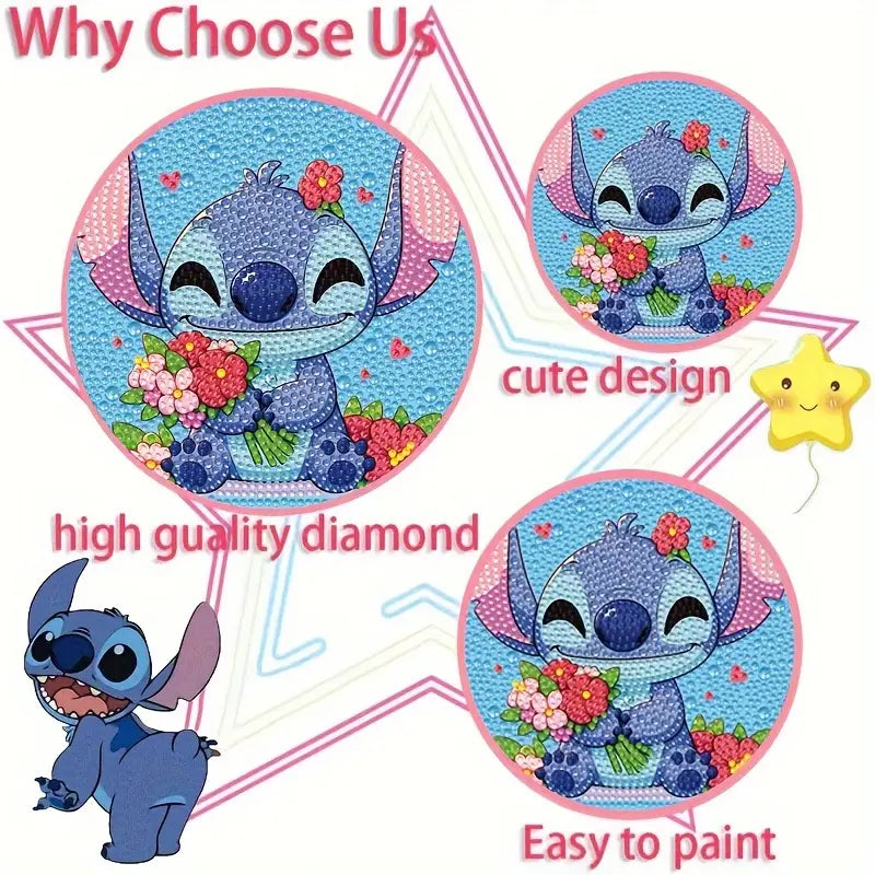 Diamond Painting Kit – Disney Stitch Character 20x20cm
