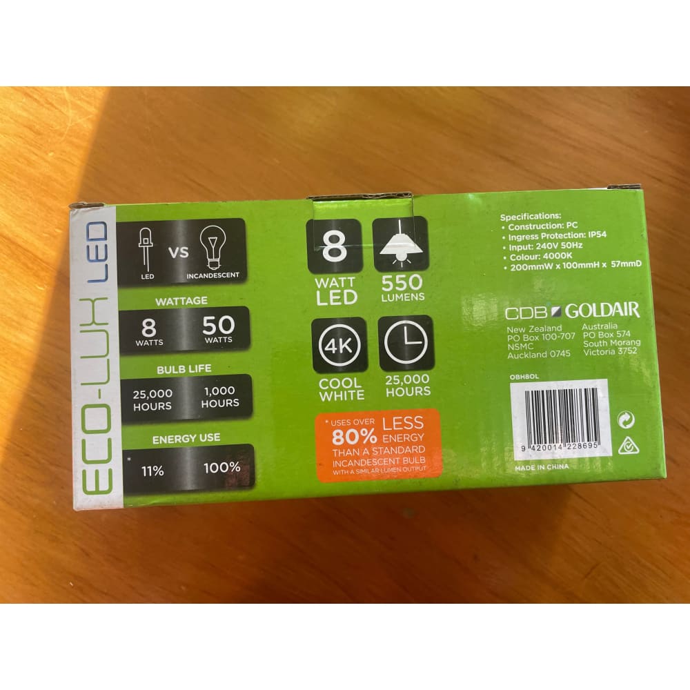 Orbit eco-lux oval led bulkhead - light bulbs electronics & accessories electronics