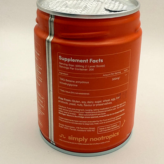 Simply nootropics tmg powder 100g - amino acids health and wellness