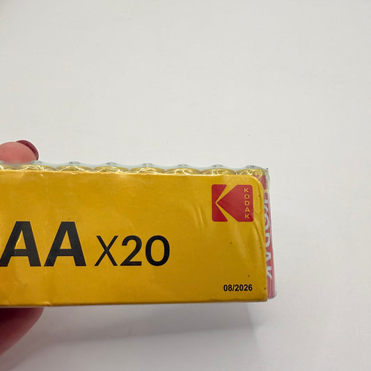 Kodak super heavy duty batteries - aa x 20 - general purpose batteries original photo - what’s new stationery