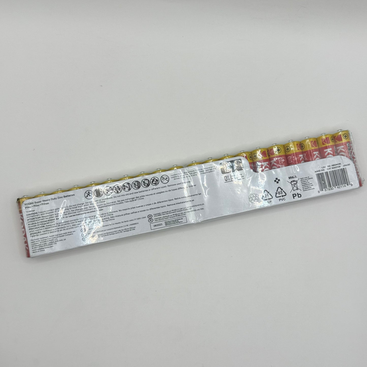 Kodak super heavy duty batteries - aa x 20 - general purpose batteries original photo - what’s new stationery