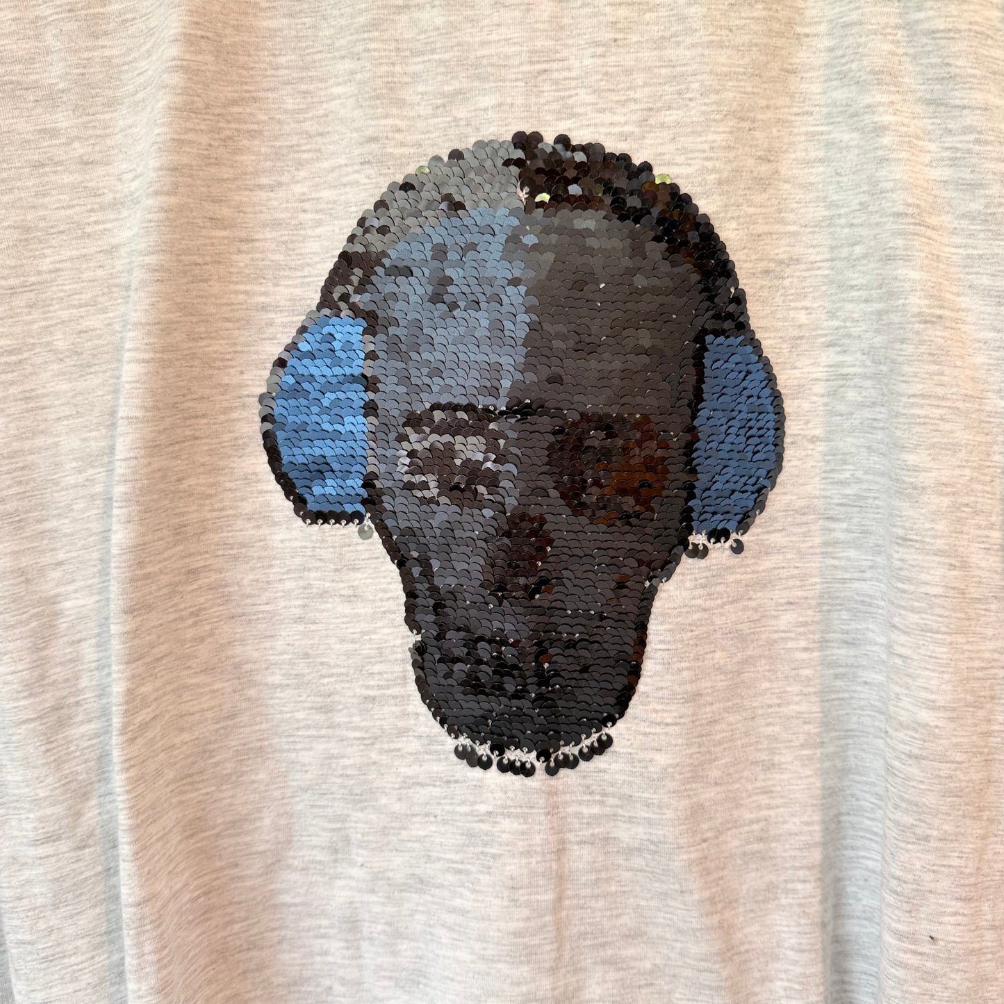 Abstrat reversible sequin skull t-shirt - size 14 - t-shirts condition: used - original photo - tops - what’s new men’s