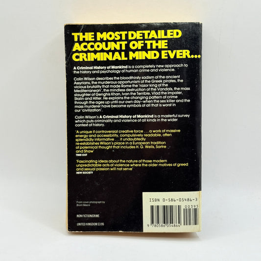 A Criminal History of Mankind by Colin Wilson