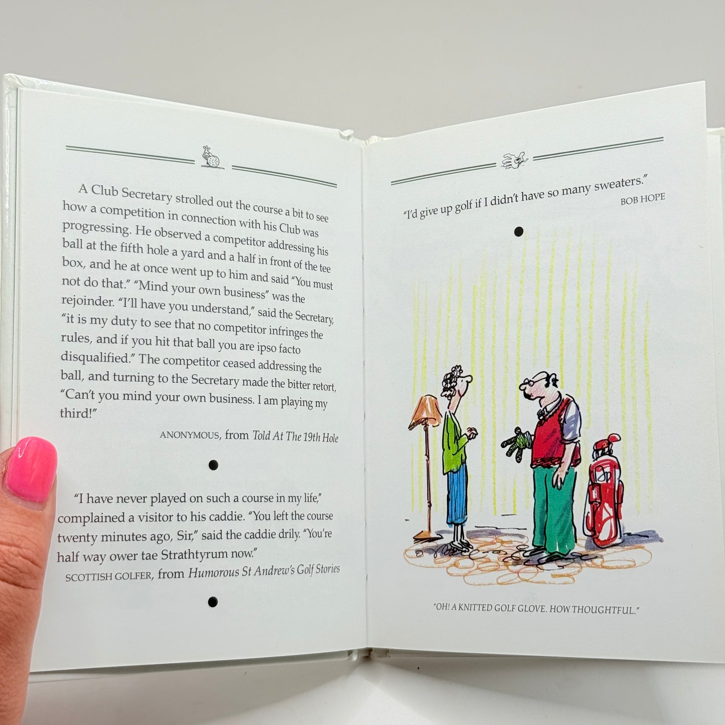 A Round of Golf Jokes (Cartoons by Bill Stott)