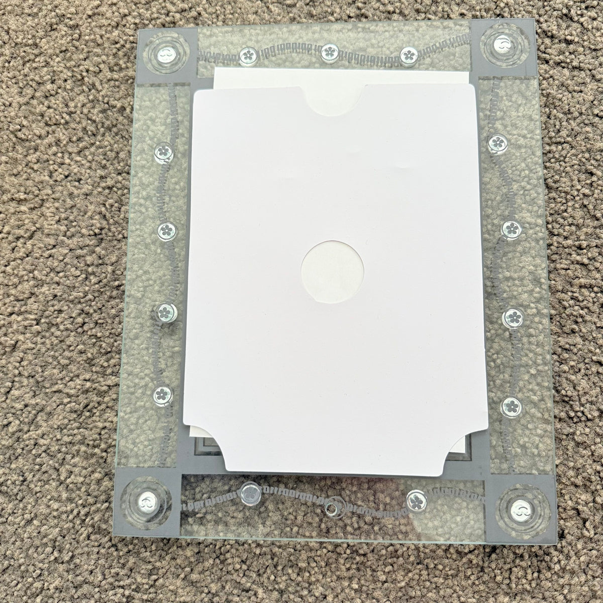 Glass photo frame - silver - 5’’x7’’ - picture frames original photo - what’s new home&living materials