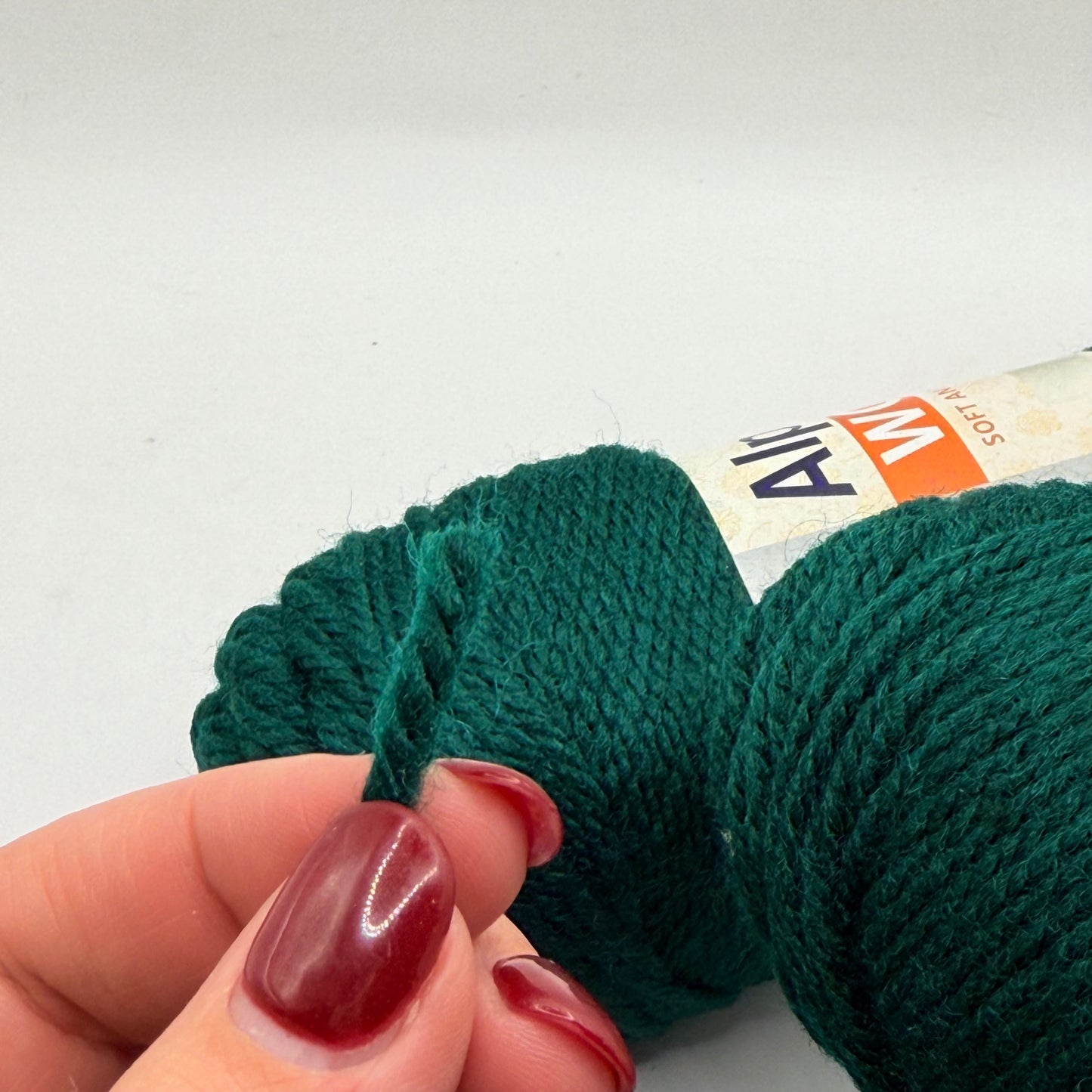 Alpaca Wool Yarn - Green (5 pcs, 100g each)