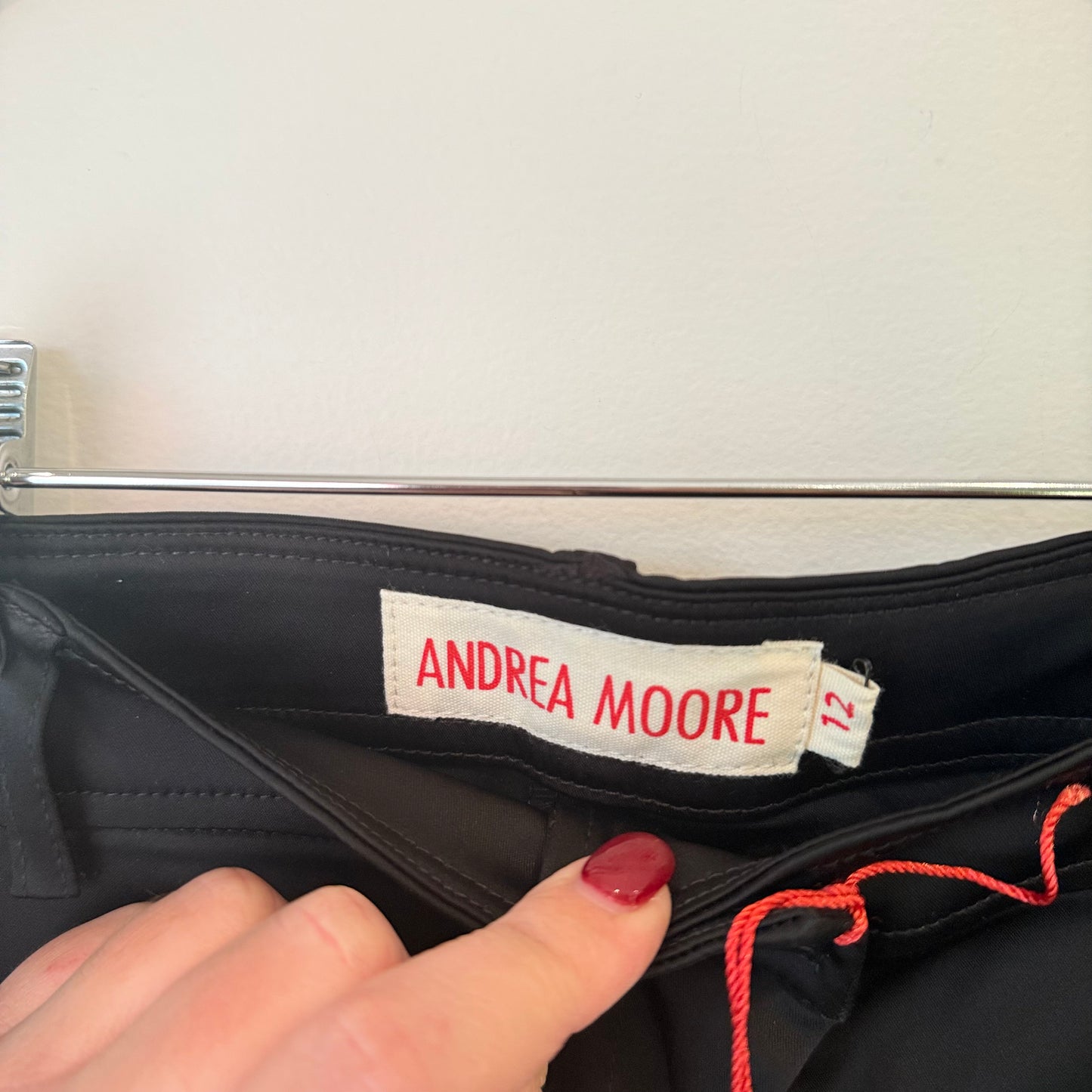 Andrea Moore Vault Black Pant - Size 12