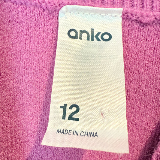 Anko Mock Neck Jumper - Size 12