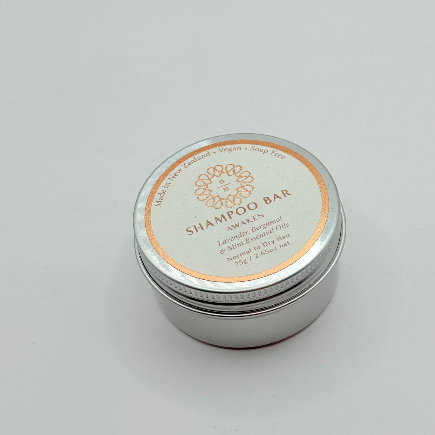 Dear heart awaken shampoo bar - lavender bergamot & mint 75g - shampoo health and wellness