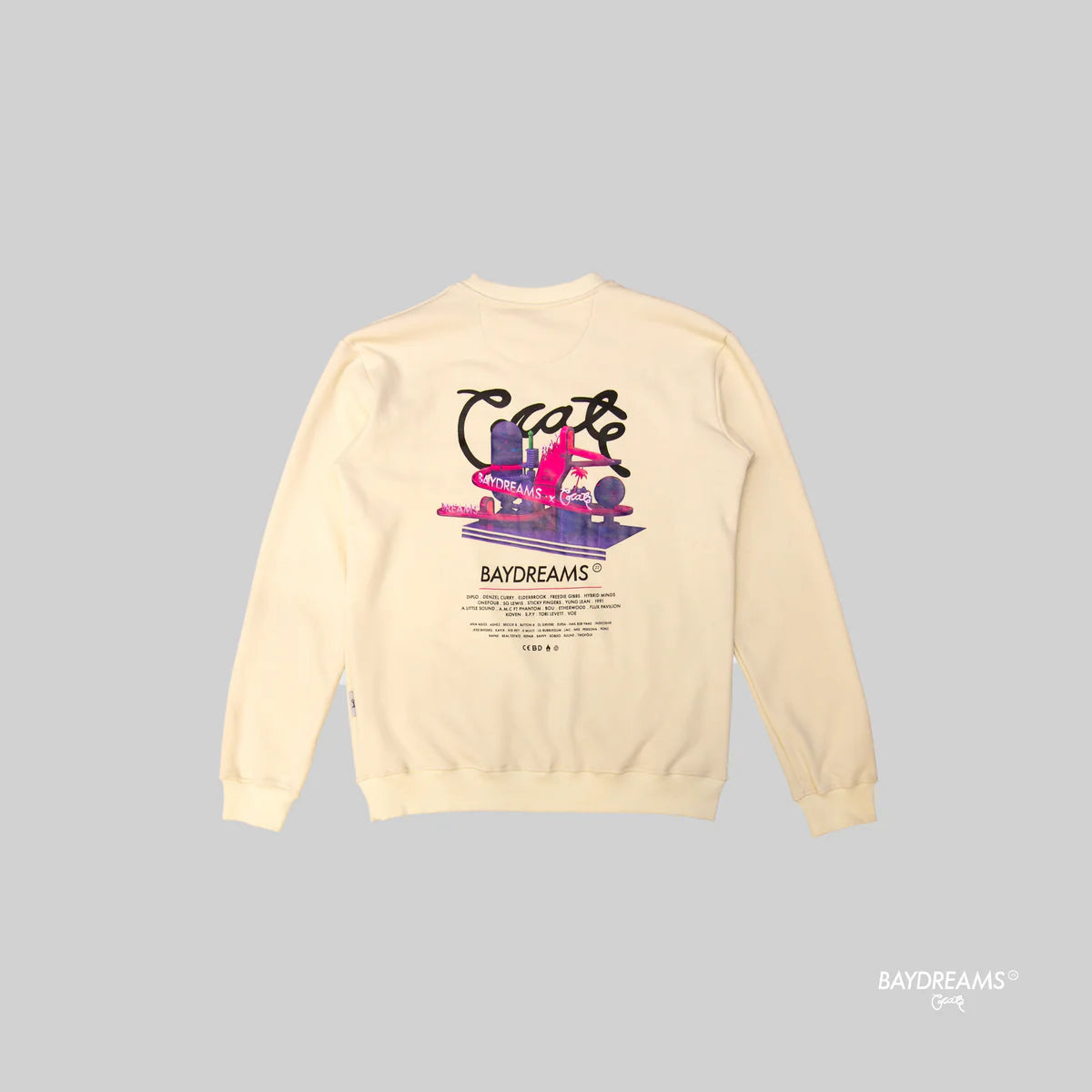 Baydreams unisex line up graphic crew xl - sweatshirts top men’s apparel
