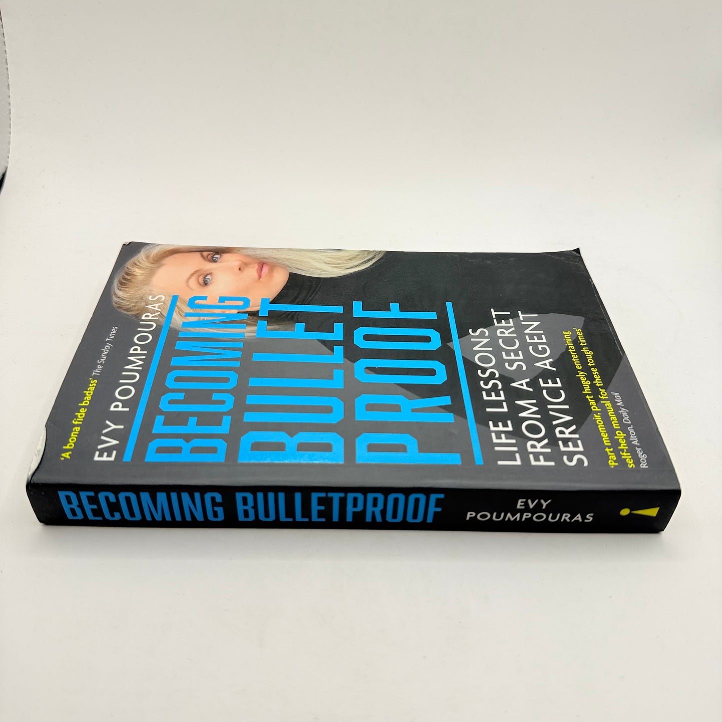 Becoming bulletproof by evy poumpouras - print books condition: used - what’s new printed media