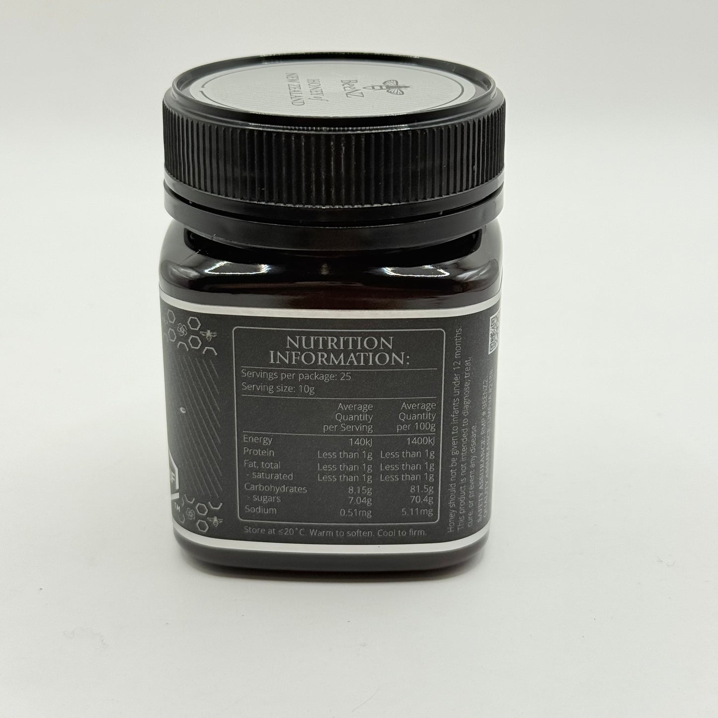 BeeNZ Premium Manuka Honey 250g UMF15+ MGO512+
