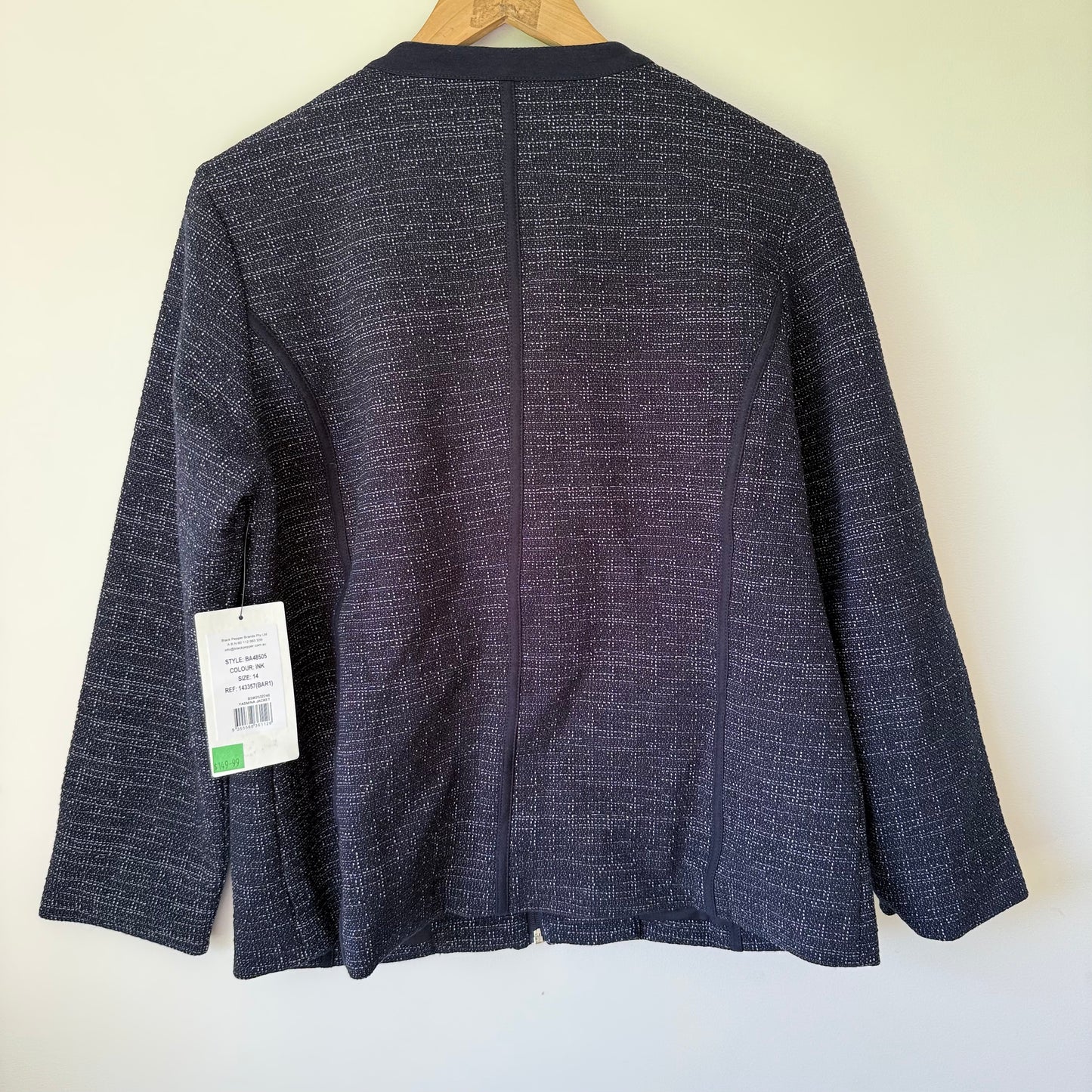 Black Pepper Yasmina Jacket Size 14