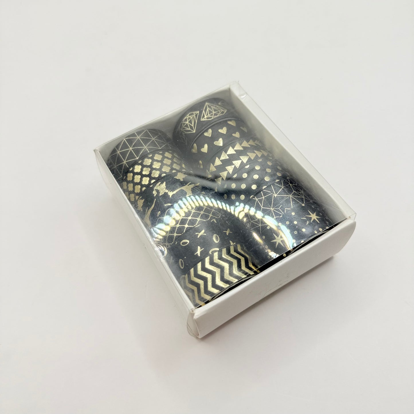 Black & Gold Geometric Washi Tape Set
