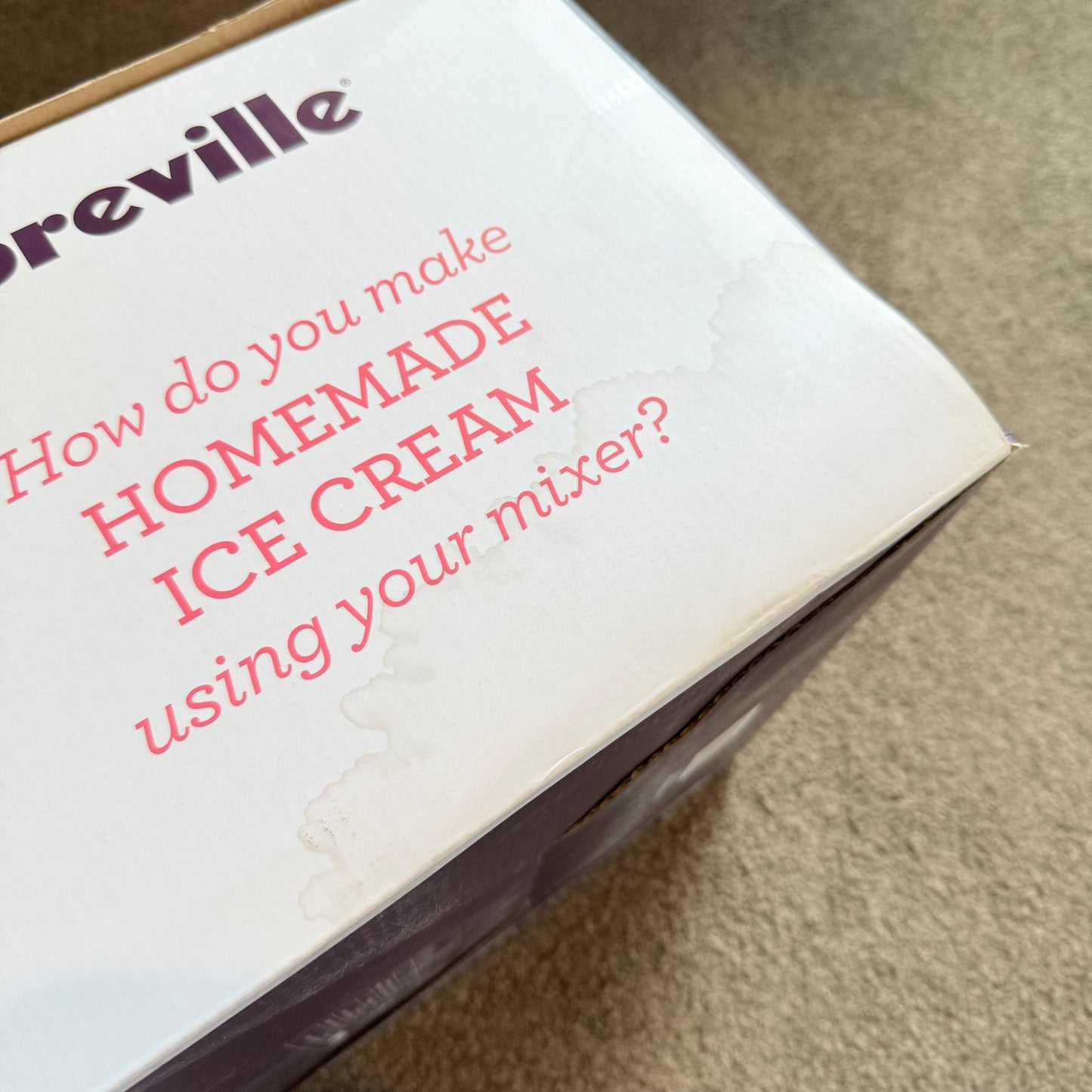 Breville freeze & mix - thermal ice cream bowl & mixer attachment - ice cream maker accessories original photo - what’s