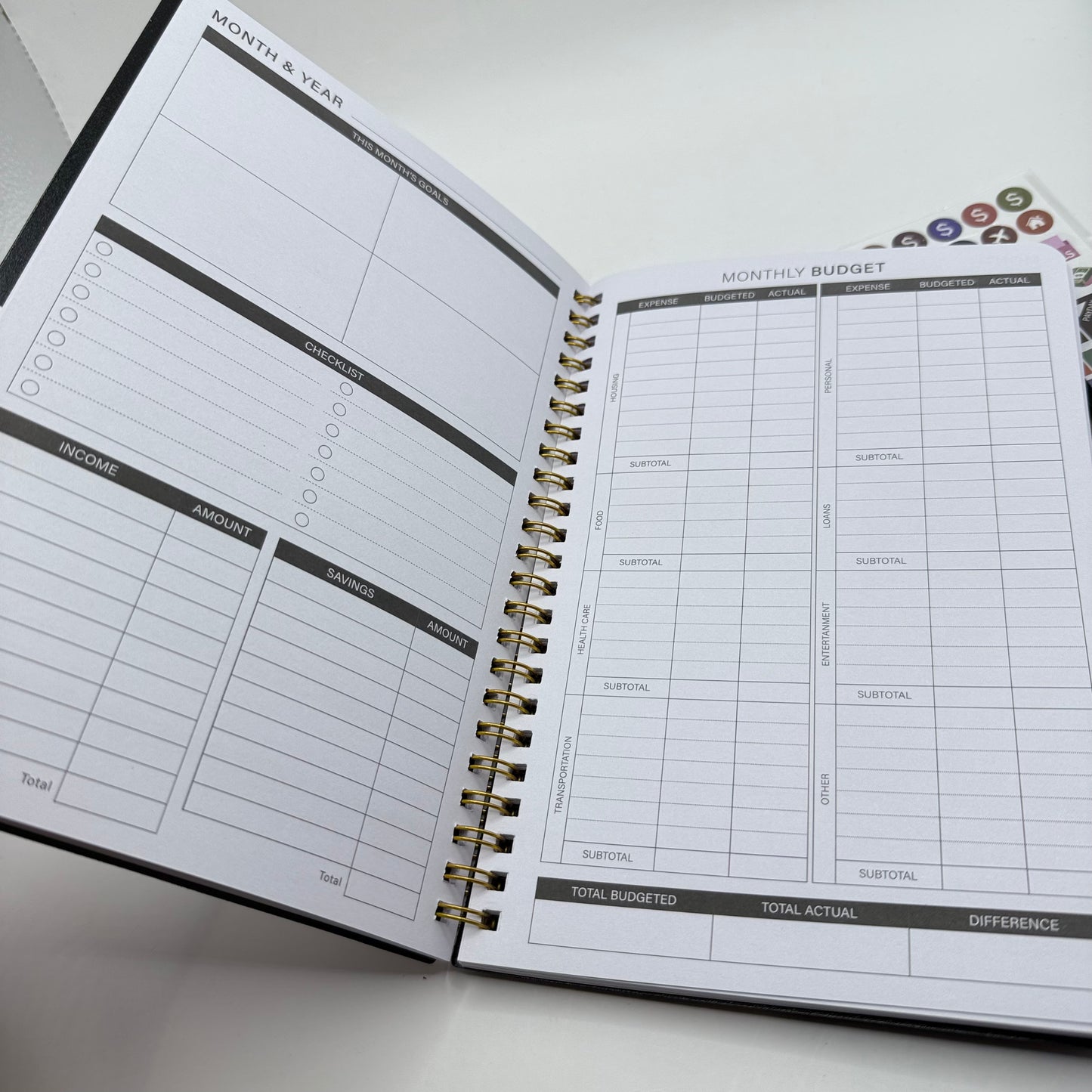 Budget Planner – A5 Size (5.5” x 8.5”)