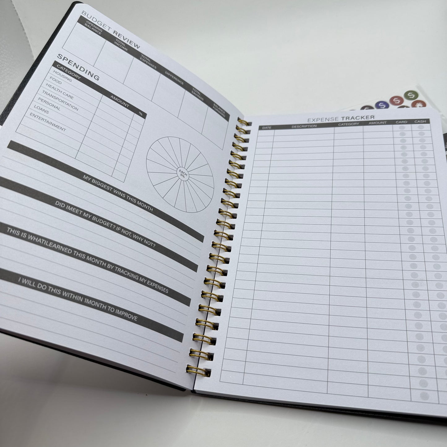 Budget Planner – A5 Size (5.5” x 8.5”)