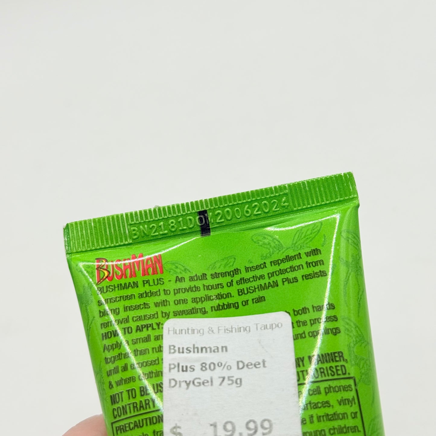 Bushman Plus 80% Deet DryGel Insect Repellent 75g