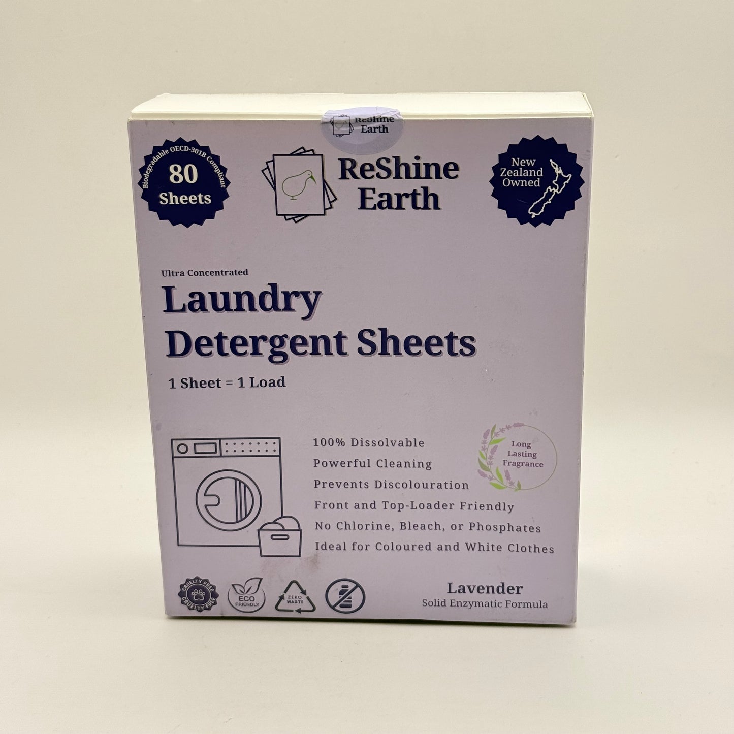 Reshine earth laundry detergent sheets — 80 washes - laundry detergent from google - original photo home&living