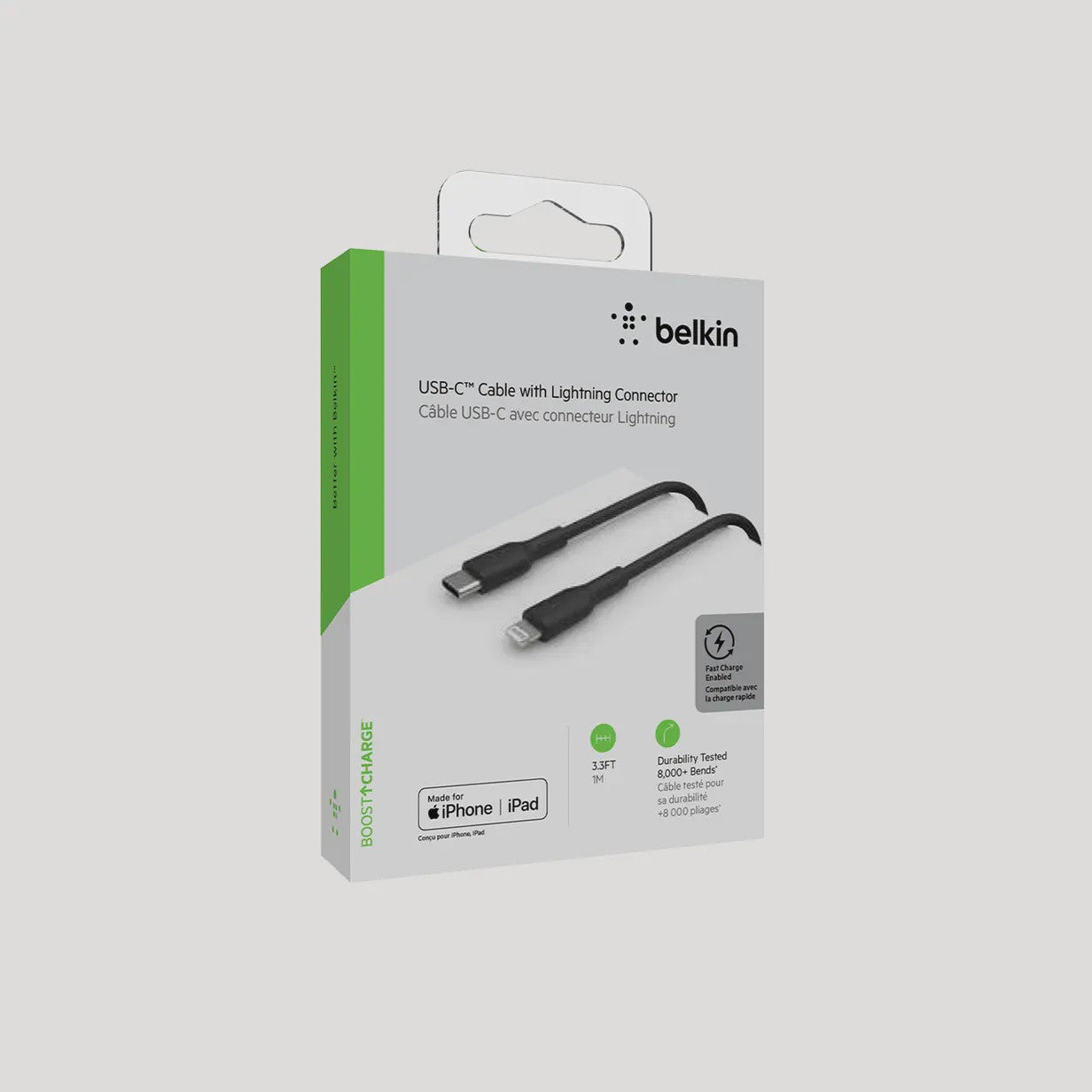 Belkin BoostCharge USB-C to Lightning Cable 1m