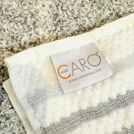 Set of 2x CARO HOME Hand Towels
