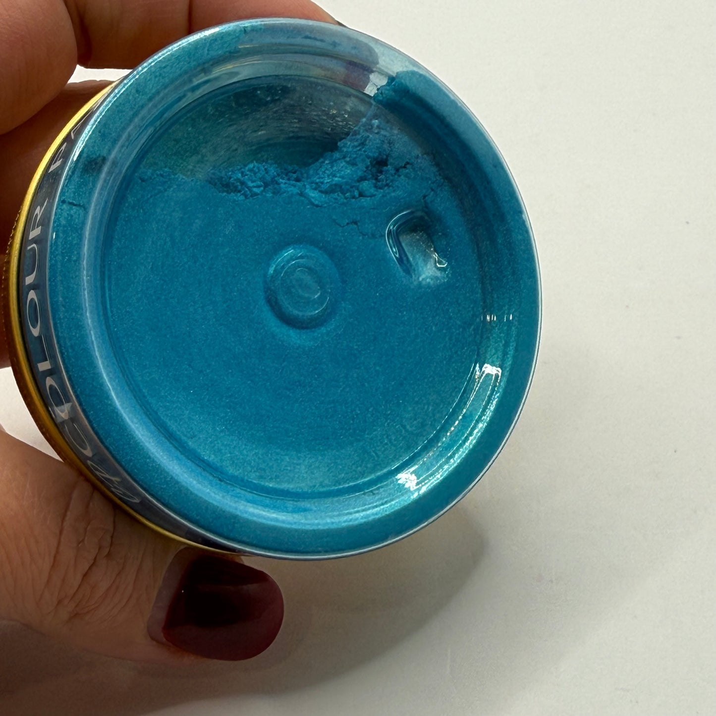 Turquoise pigment powder – cp colour passion 25 g - art & craft paint original photo - what’s new crafts