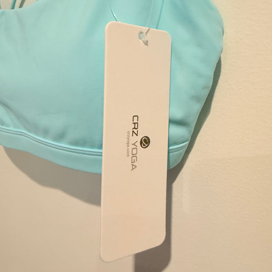 Crz yoga sports bra – light blue – size xs - sports bras top sports