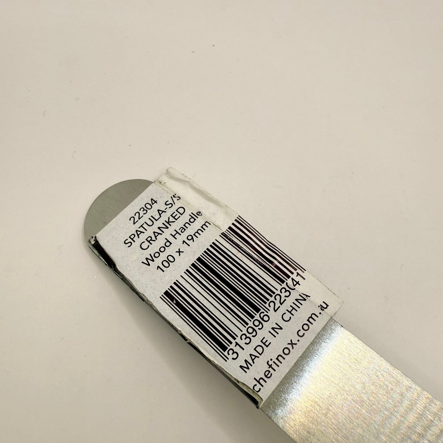Chef inox cranked spatula 100 x 19mm - spatulas original photo - what’s new home&living materials