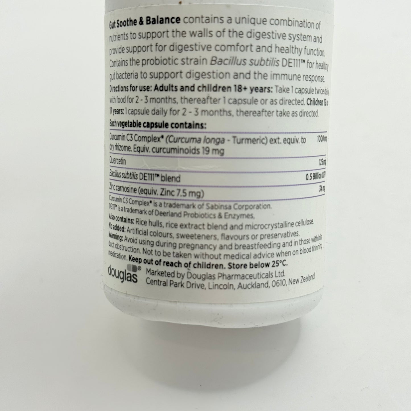Clinicians Gut Soothe & Balance 60 caps