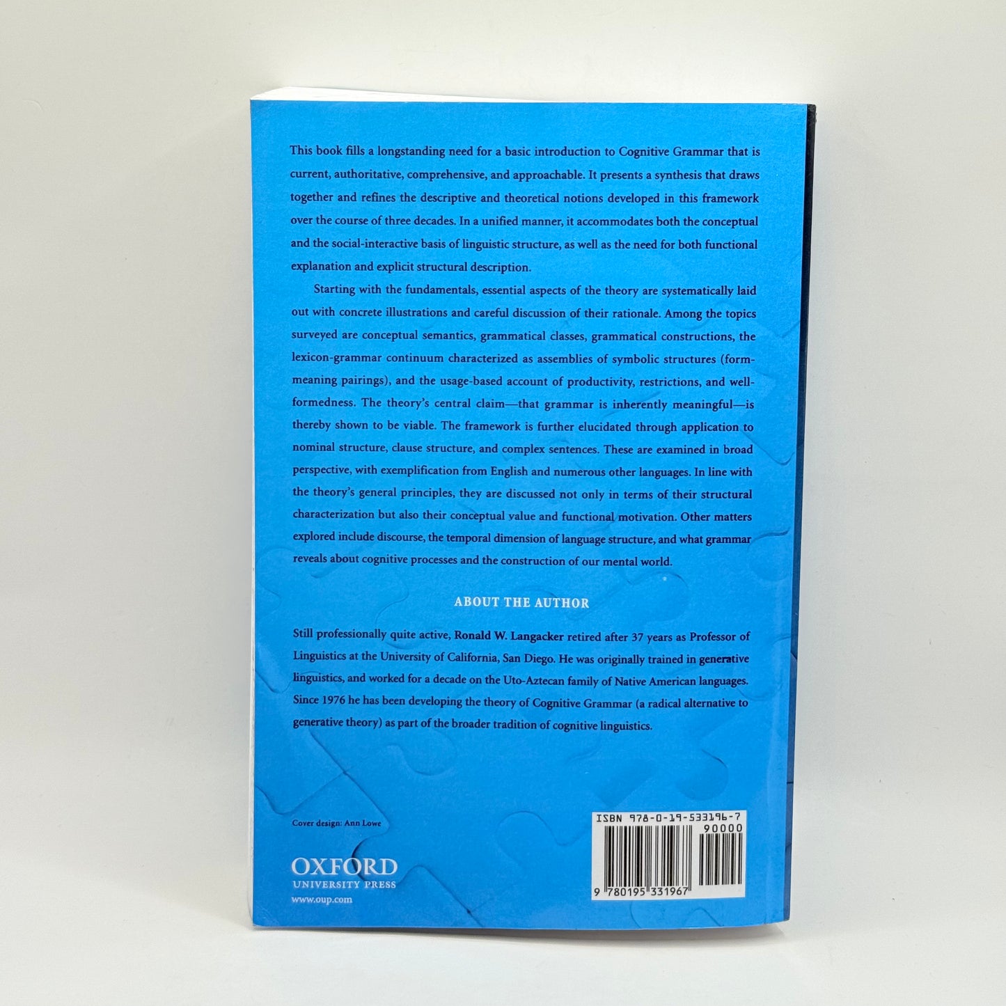 Cognitive Grammar: A Basic Introduction by Ronald W. Langacker
