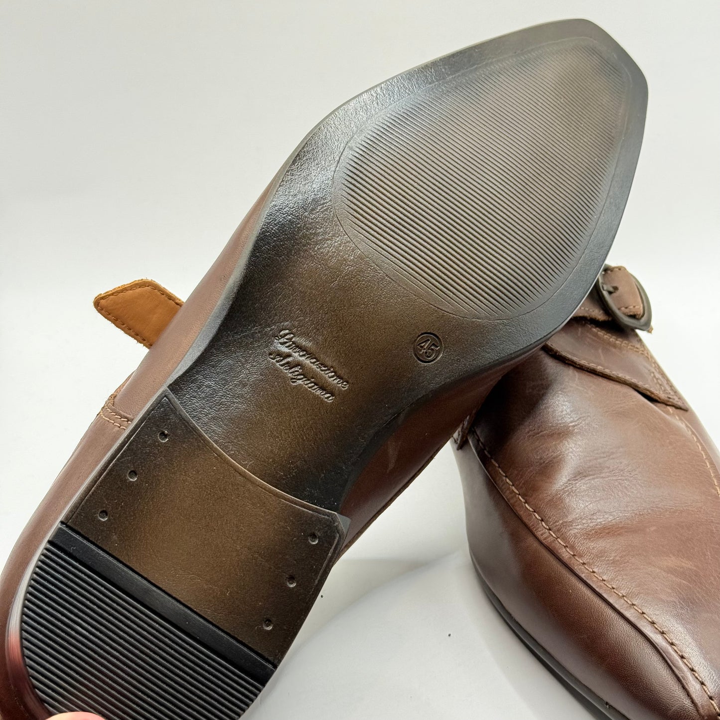 Coleridge leather monk strap shoes – size 45 - shoes original photo - what’s new women’s shoes