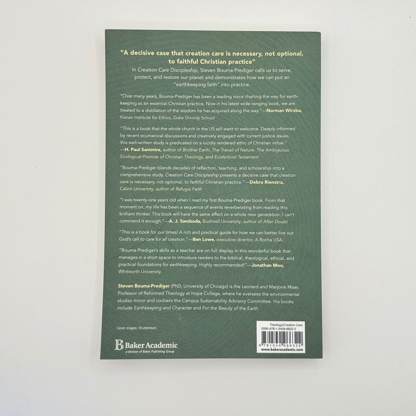Creation care discipleship: why earthkeeping is an essential christian practice by steven bouma-prediger - print books