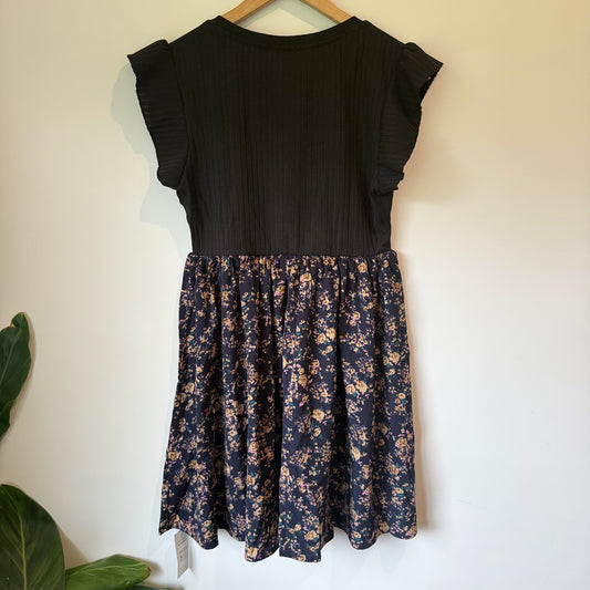 Cupshe Floral Print Belted A-Line Dress - Size M